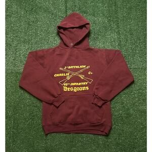 Vintage 80s 48th Infantry United States Military Hoodie